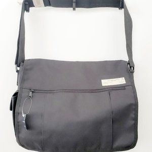 STRUCTURE Clothing Company #5,  Black, Classic Crossbody Messenger Bag